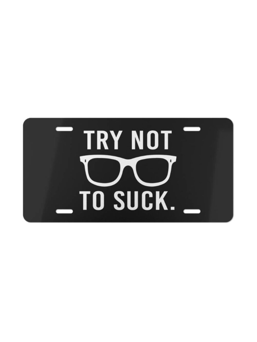 Chicago Cubs Maddon Quote Vanity License Plate Try Not To Suck Fan Tag USA